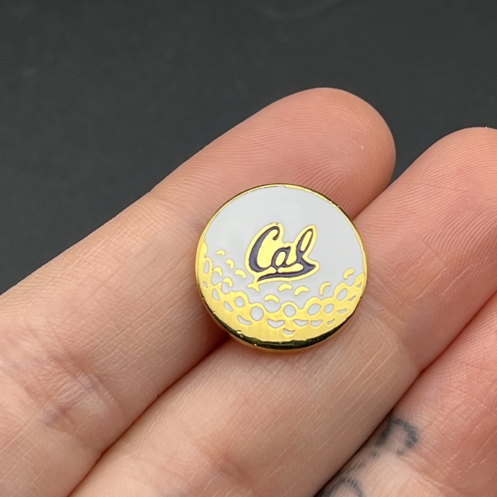 University Of California Golf Ball Lapel Hat Pin